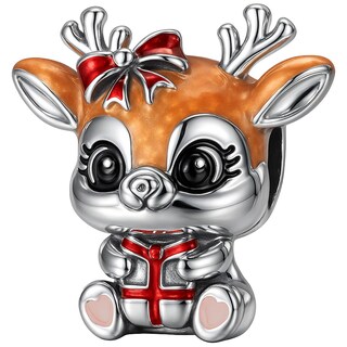 Foto 1 | Foto 1 | Charm Reno Navidadventdepot Mxxcq-001 1 Pieza Plata S925 Chapa Muticolor