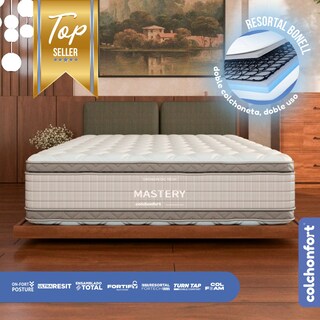 Foto 3 | Foto 3 | Colchón Colchonfort Mastery Individual 33 Cm Doble Confort Estructural Ortopédico