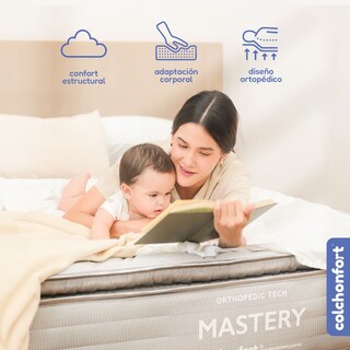 Foto 4 | Foto 4 | Colchón Colchonfort Mastery Individual 33 Cm Doble Confort Estructural Ortopédico