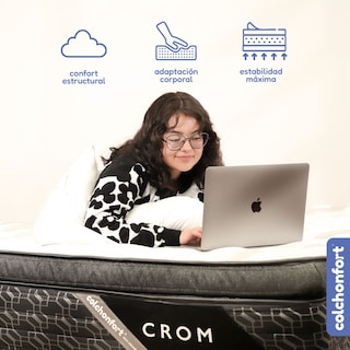 Foto 4 | Foto 4 | Colchonfort Colchón Crom Individual 35 Cm Resortal Fortech