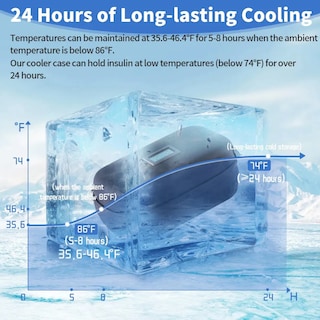 Foto 2 | Foto 2 | Estuche De Viaje Con Enfriador De Insulina Con Termómetro