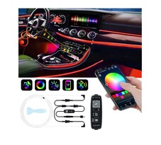 Luz Interior Control App Para Auto5m Neón Rgb Bluetooth