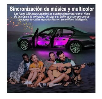 Foto 4 | Foto 4 | Luz Interior Control App Para Auto5m Neón Rgb Bluetooth