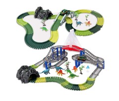 Pista Carreras Juguetes Niños 2 Coches Sonido Y Luz 167pcs