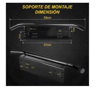 Foto 3 | Foto 3 | Base Soporte Porta Barra Faros Y Porta Placas Tipo Universal