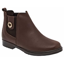 Bota Abc Zapatitos Café Niña