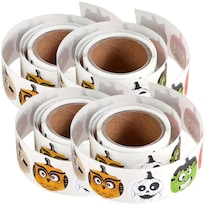 Calcomanías Halloween Ventdepot Mxsyo-004 4 Piezas 8 Diseños Multicolor