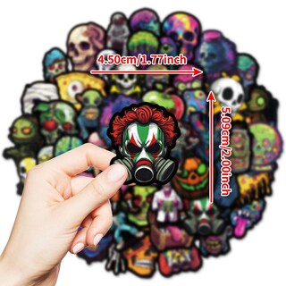 Foto 3 | Foto 3 | Calcomanías Estilo Cómic Ventdepot Mxoho-003 3 Piezas Pvc Autoadhesivo Brillante Multicolor