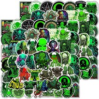 Stickers Noche De Brujas Ventdepot Mxcut-002 2 Piezas Pvc Autoadhesivo Brillante Multicolor