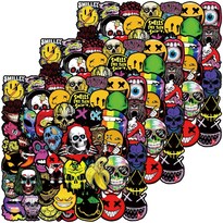 Stickers Autoadhesivos Ventdepot Mxohp-003 3 Piezas Pvc Autoadhesivo Brillante Multicolor