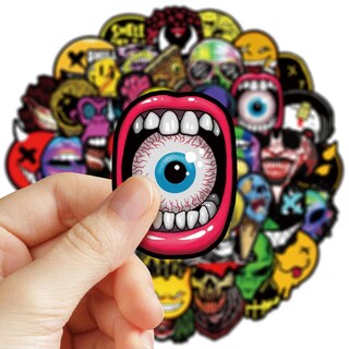 Foto 3 | Foto 3 | Stickers Autoadhesivos Ventdepot Mxohp-003 3 Piezas Pvc Autoadhesivo Brillante Multicolor