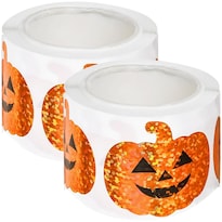 Calcomanías Halloween Ventdepot Mxjck-002 2 Piezas Papel Adhesivo Multicolor