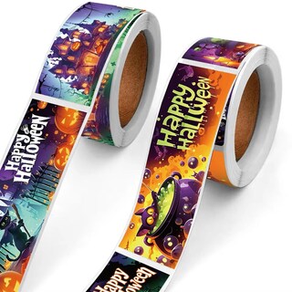 Foto 4 | Foto 4 | Calcomanías Fiesta Halloween Ventdepot Mxhaw-010 10 Piezas 4 Diseños Multicolor