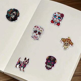 Foto 6 | Foto 6 | Calcomanías Halloween Ventdepot Mxmys-003 3 Piezas Pvc Autoadhesivo Brillante Multicolor