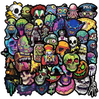 Foto 2 | Foto 2 | Calcomanías Terror Ventdepot Mxoho-001 1 Pieza Pvc Autoadhesivo Brillante Multicolor