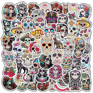 Foto 1 | Foto 1 | Calcomanía Día De Todos Los Santos Ventdepot Mxmys-001 1 Pieza Pvc Autoadhesivo Brillan Multicolor