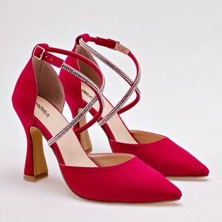 Foto 2 | Foto 2 | Zapatilla Abierta Moramora Rojo Dama