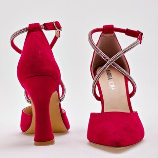 Foto 3 | Foto 3 | Zapatilla Abierta Moramora Rojo Dama