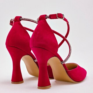 Foto 4 | Foto 4 | Zapatilla Abierta Moramora Rojo Dama