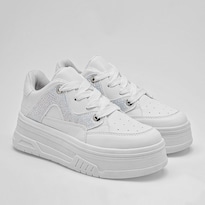 Tenis Urbano Moramora Blanco Dama