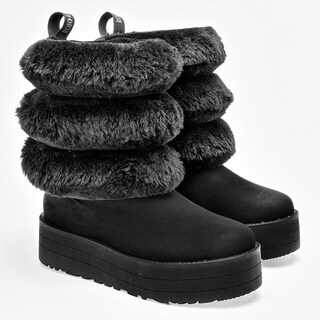 Foto 1 | Foto 1 | Bota Casual Rojo Cereza Negro Dama