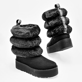 Foto 2 | Foto 2 | Bota Casual Rojo Cereza Negro Dama