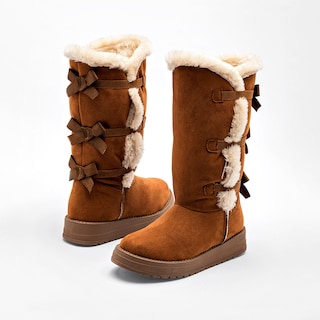 Foto 2 | Foto 2 | Bota Larga Rojo Cereza Café Dama