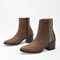 Botin Casual Mora Tierra Café Dama