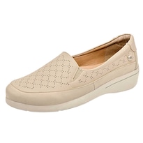 Zapato Confort Mora Confort Beige Dama
