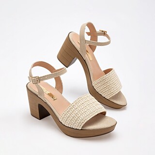 Foto 1 | Foto 1 | Sandalia Casual Moramora Beige Dama