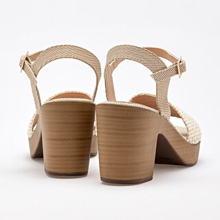 Foto 5 | Foto 5 | Sandalia Casual Moramora Beige Dama