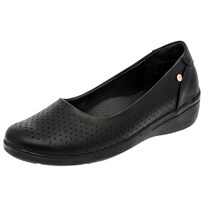 Zapato Confort Etnia Negro Dama