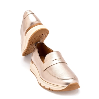 Foto 2 | Foto 2 | Zapato Casual Flexi Dorado Dama