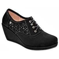 Zapato Casual Etnia Negro Dama