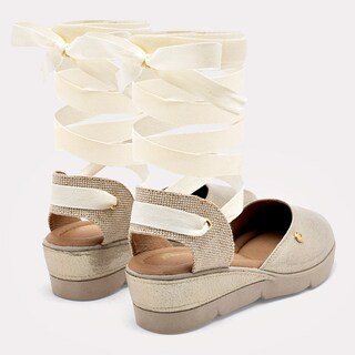 Foto 4 | Foto 4 | Alpargata Tiras Moramora Dorado Dama