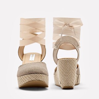 Foto 3 | Foto 3 | Alpargata Cuña Moramora Beige Dama