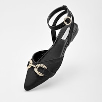 Flats Destalonada Lady One Negro Dama