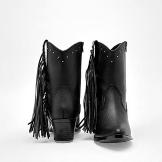 Foto 3 | Foto 3 | Bota Vaquera Moramora Negro Dama