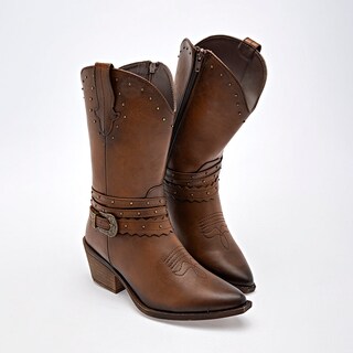 Foto 1 | Foto 1 | Bota Vaquera Moramora Café Dama