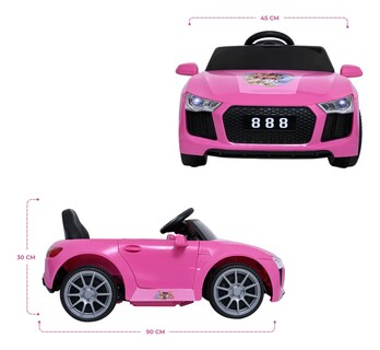 Foto 2 | Foto 2 | Carro Eléctrico Aeiou B008 Paw Patrol Asiento Tactopiel Rosa