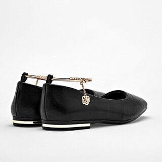 Foto 4 | Foto 4 | Flats Casuales Top Moda Negro Dama