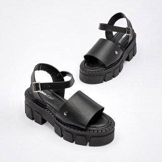 Foto 1 | Foto 1 | Sandalia Chunk Moramora Negro Dama