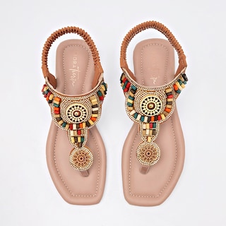 Foto 3 | Foto 3 | Sandalia Artesanal Mora Tierra Café Dama