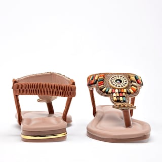 Foto 4 | Foto 4 | Sandalia Artesanal Mora Tierra Café Dama