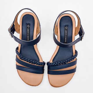 Foto 3 | Foto 3 | Sandalia Lambers & Sheeps Azul Dama