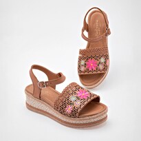 Sandalia Mora Tierra Café Dama