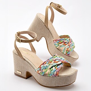 Foto 1 | Foto 1 | Zapatilla Abierta Moramora Beige Dama