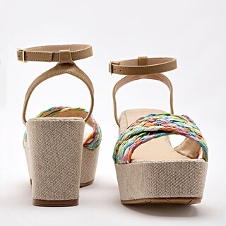 Foto 3 | Foto 3 | Zapatilla Abierta Moramora Beige Dama