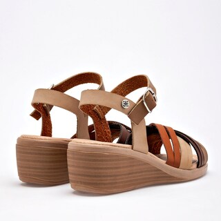 Foto 5 | Foto 5 | Sandalia Abierta Mora Tierra Café Dama