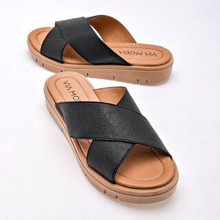Foto 1 | Foto 1 | Sandalia Via Moda Negro Dama